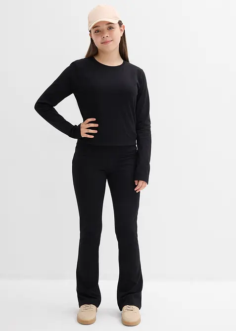 T-shirt manches longues et pantalon en jersey (ens. 2 pces), bonprix