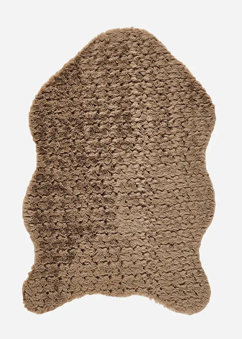 Tapis lavable, effet peau de mouton, bonprix