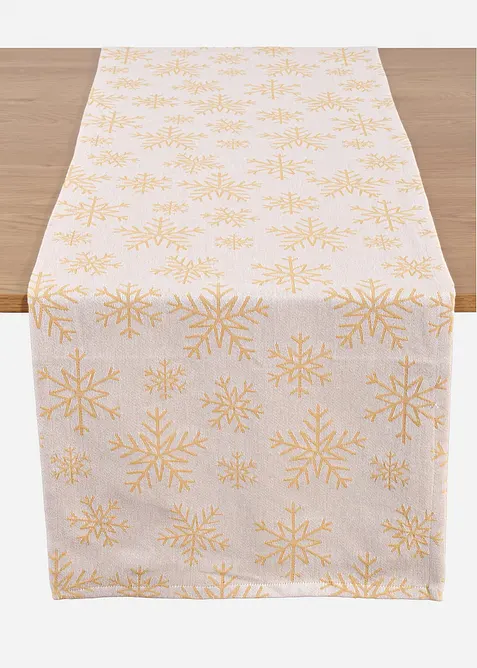 Chemin de table en jacquard de coton, bonprix