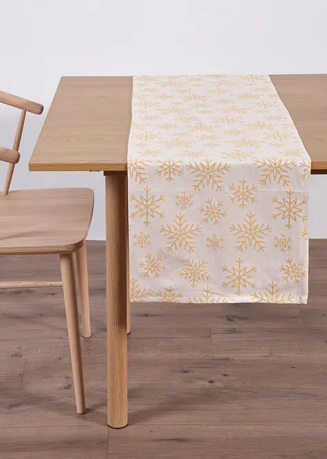 Chemin de table en jacquard de coton, bonprix