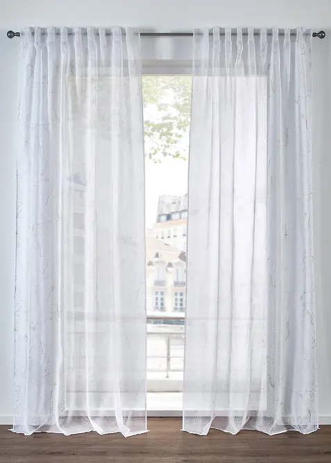 Voilage à imprimé brillant (1 pce), bonprix