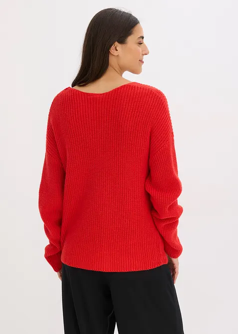 Pull oversize en laine mélangée, bonprix