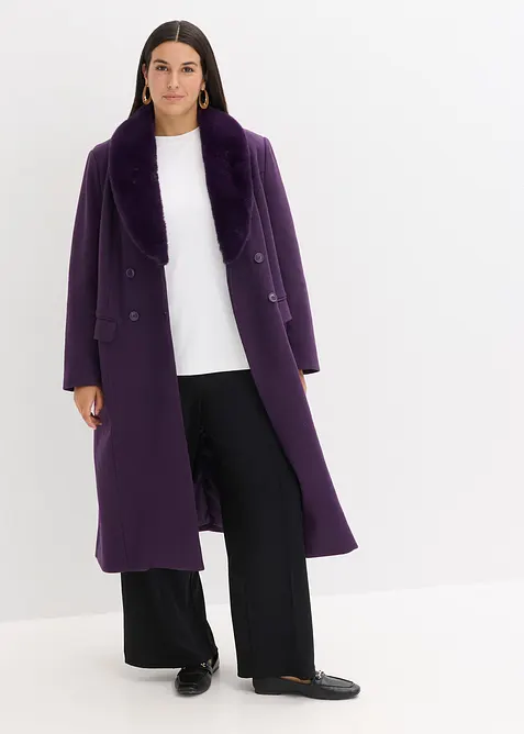 Manteau à col amovible, bonprix