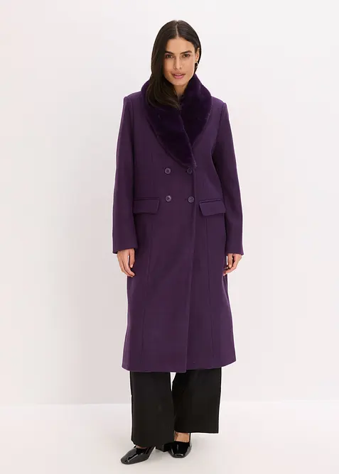 Manteau à col amovible, bonprix