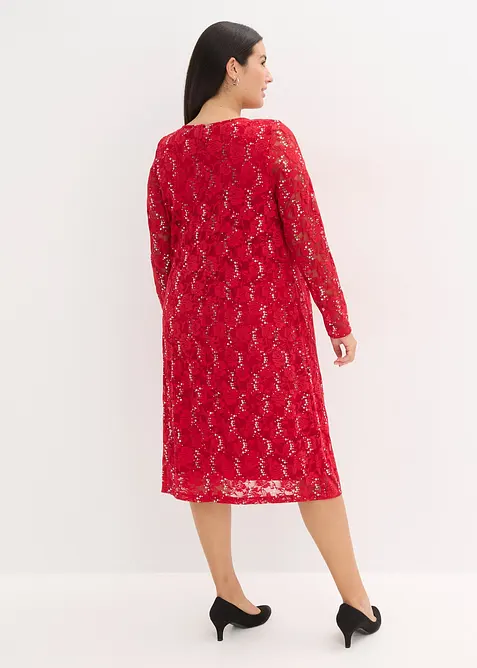 Robe à dentelle (ens. 2 pces), bonprix