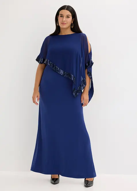 Robe en jersey à sequins, bonprix