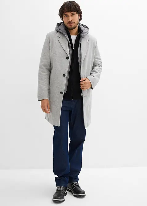 Manteau blazer 2en1 à capuche amovible, bonprix