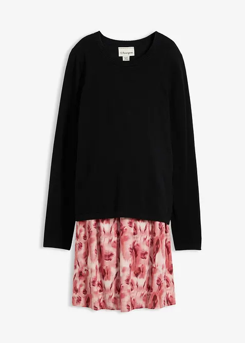 Robe de grossesse et d’allaitement en coton et viscose, bonprix