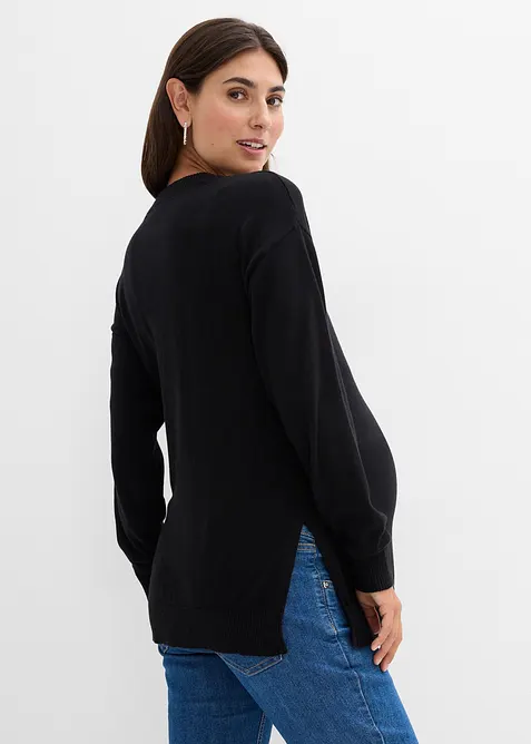 Pull de grossesse doux avec fentes pour l’allaitement, bonprix
