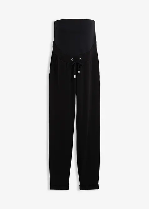 Pantalon de grossesse à taille élastiquée en jersey milano, bonprix
