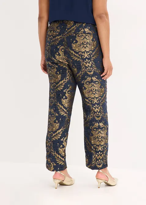 Pantalon jacquard, bonprix