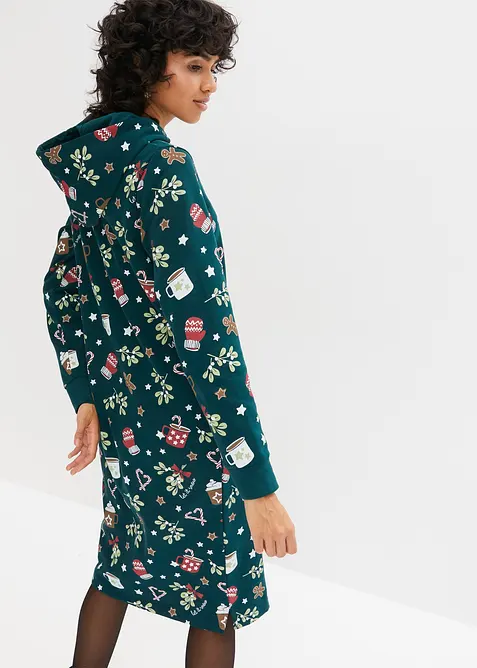 Robe sweat de Noël, bonprix