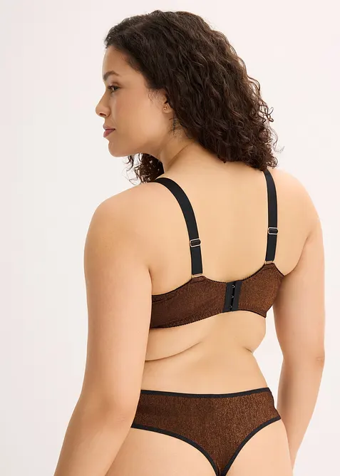 Soutien-gorge minimiseur en matière brillante, bonprix