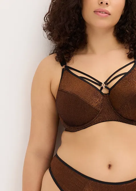 Soutien-gorge minimiseur en matière brillante, bonprix
