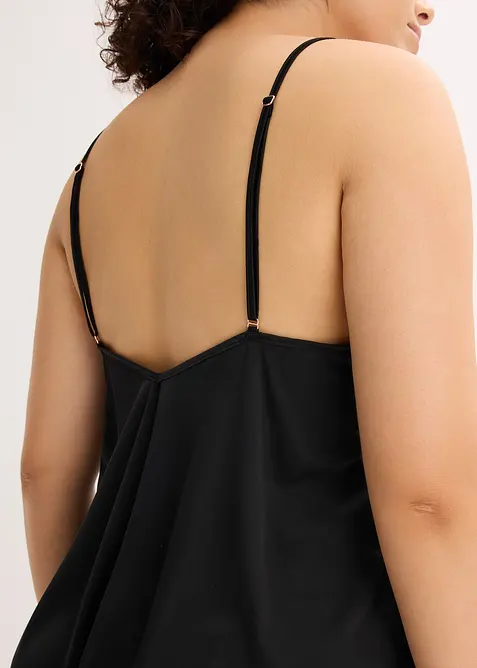 Négligé de satin à fil brillant, bonprix