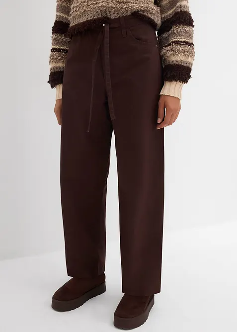 Pantalon en twill 100% coton, bonprix