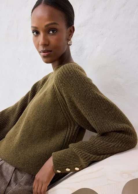 Pull en laine, bonprix