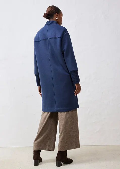 Manteau &agrave; empi&egrave;cement en maille, bonprix