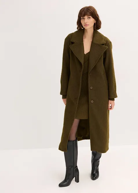 Manteau oversize à boutonnage simple, bonprix