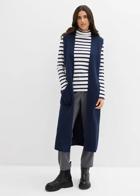 Gilet sans manches en maille, bonprix