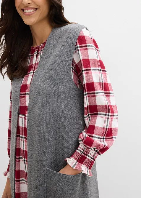 Gilet sans manches en maille, bonprix