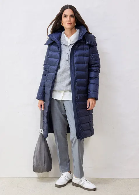 Doudoune longue avec du duvet recyclé, bonprix