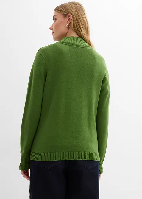 Gilet en maille 100% coton, bonprix