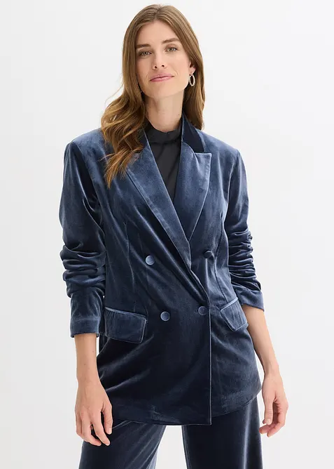 Blazer en velours doux, bonprix