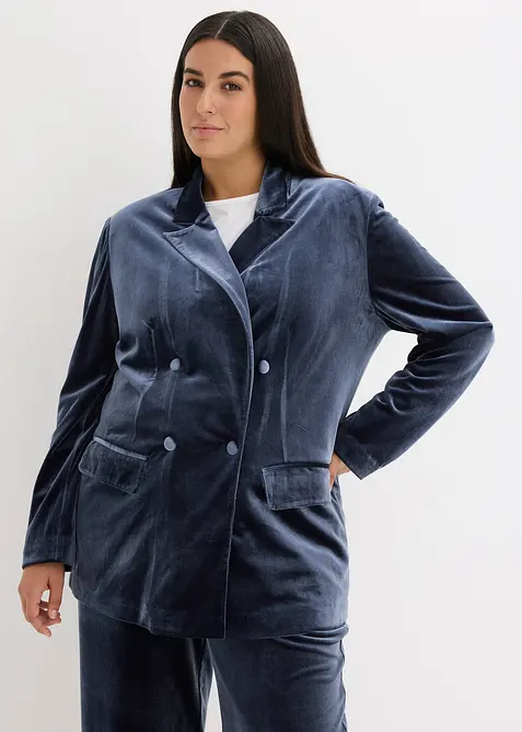 Blazer en velours doux, bonprix