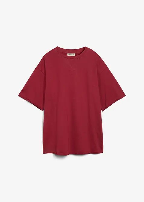 T-shirt long en molleton 100% coton, bonprix