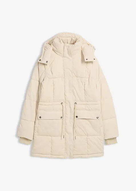 Doudoune mi-longue avec taille réglable, bonprix