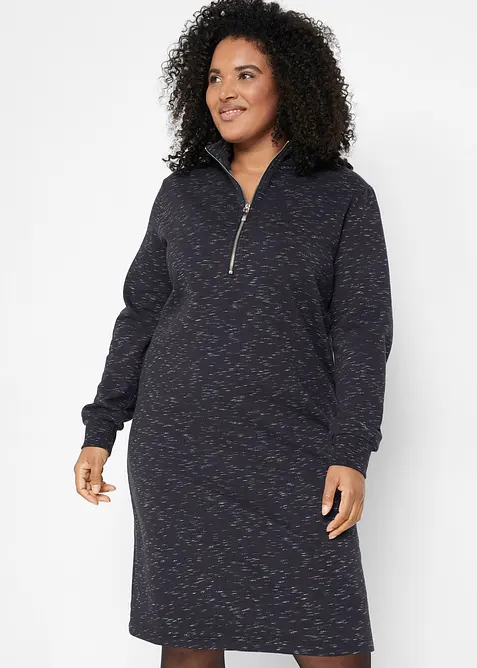 Robe sweat à col camionneur, bonprix