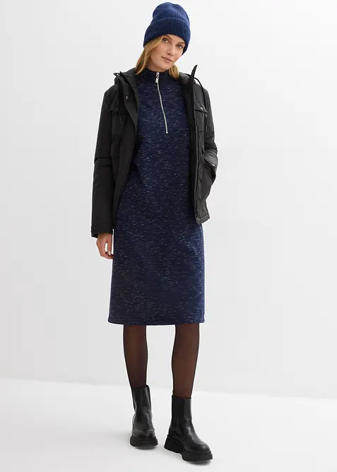 Robe sweat à col camionneur, bonprix