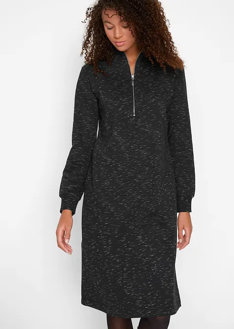 Robe sweat à col camionneur, bonprix