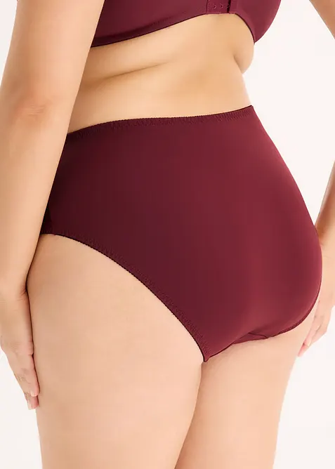 Lot de 2 slips Maxi avec dentelle, bonprix