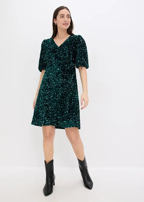 Robe à sequins, bonprix