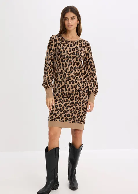 Robe en maille, bonprix