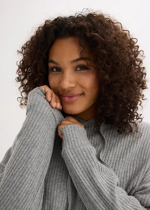 Vêtement d’intérieur oversize en matière côtelée douce, bonprix