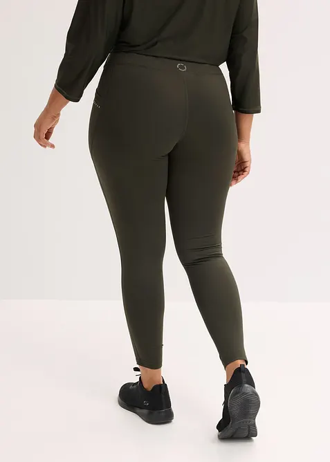 Legging thermique à détails réfléchissants et poche pour portable, bonprix
