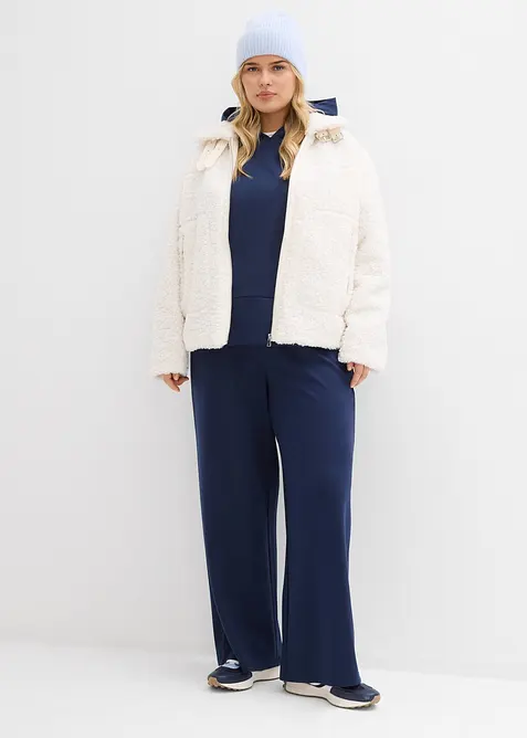 Veste en peluche, bonprix