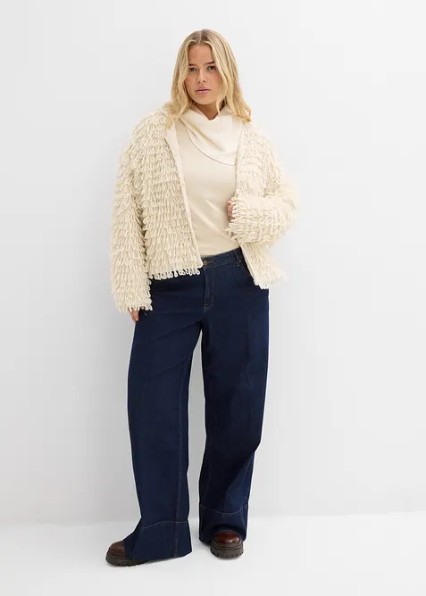 Gilet en grosse maille, bonprix