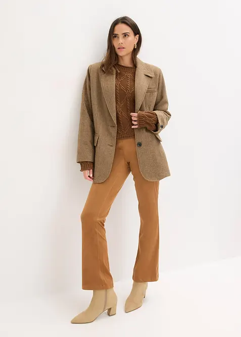 Pull en coton mélangé, bonprix