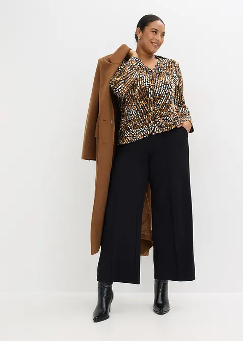 Blouse en jersey de viscose mélangée, bonprix