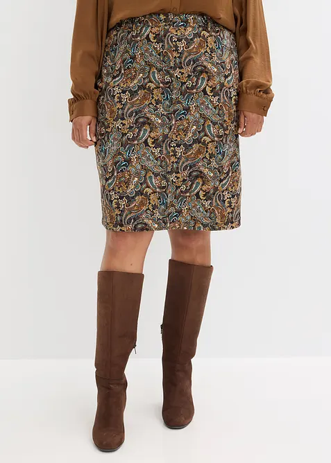 Jupe extensible en coton majoritaire, bonprix