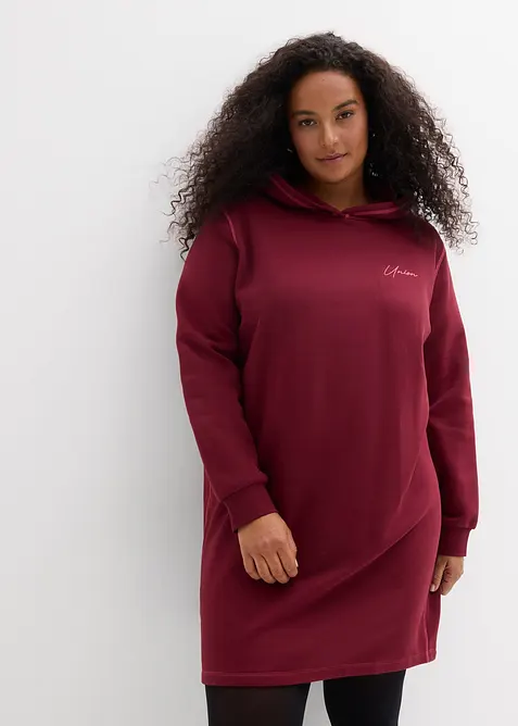 Robe sweat en coton mélangé, bonprix