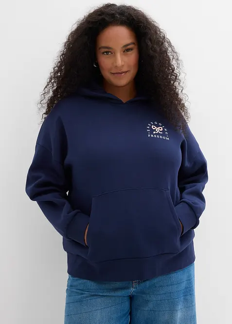 Sweat oversize en coton mélangé, bonprix
