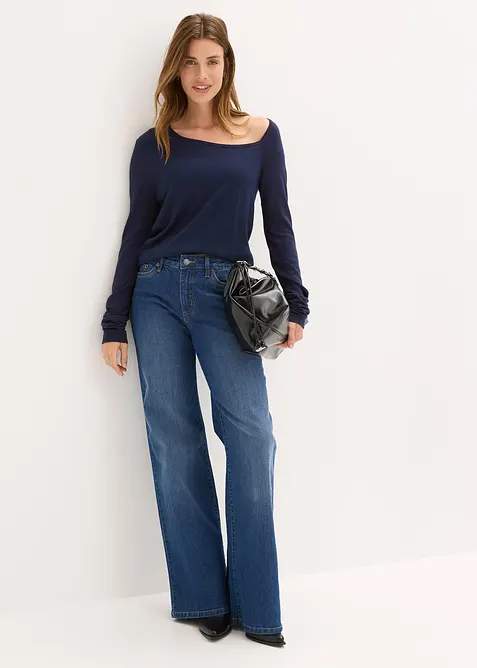 Pull fluide en viscose majoritaire, bonprix