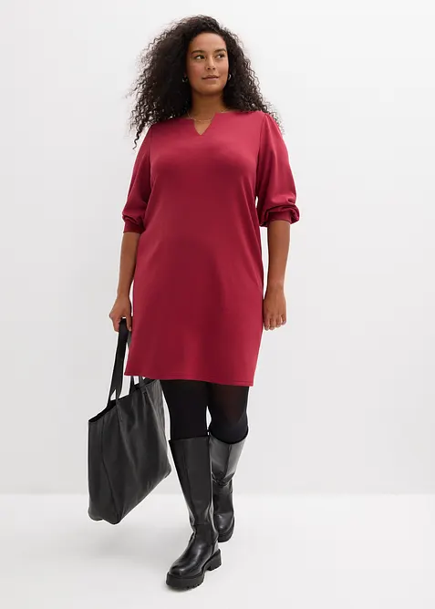 Robe fluide en viscose m&eacute;lang&eacute;e, bonprix