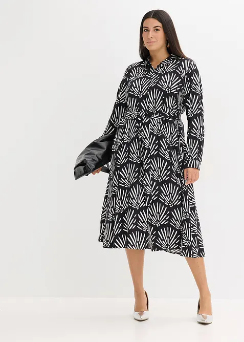 Robe midi en viscose fluide, bonprix