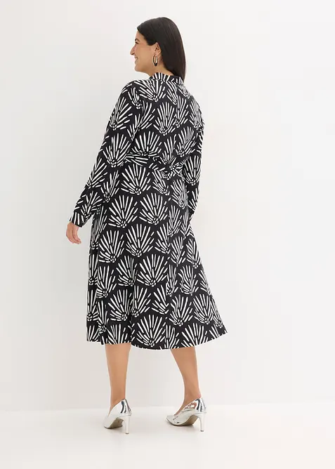 Robe midi en viscose fluide, bonprix
